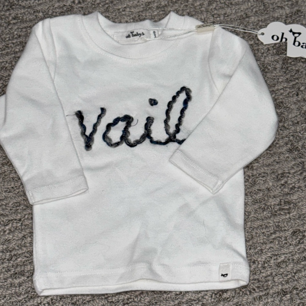 5 for $25 SALE 🎉 Vail Oh Baby Shirt☀️